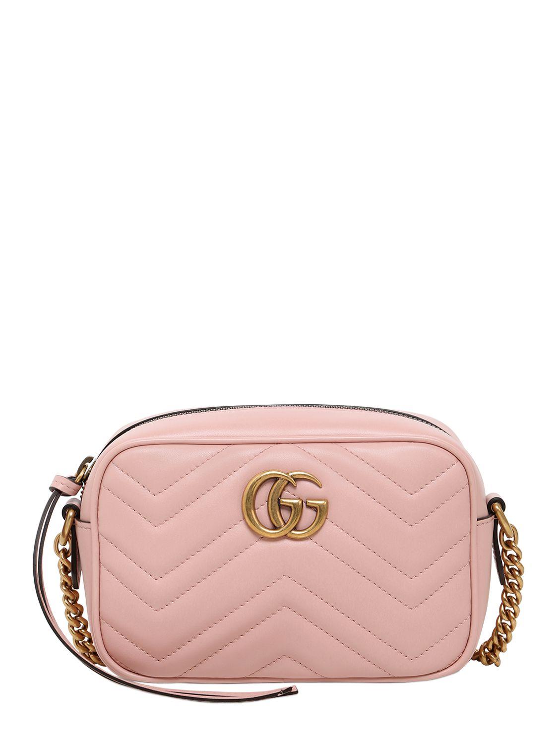 gucci mini marmont pink